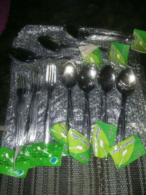 Rantangshop Sendok Makan Souvenir Stainless Steel Bintang Min 6pc