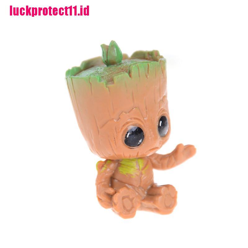 Lucktoy 4pcs Boneka Action Figure Guardians Of The Baby Groot Bahan Pvc Untuk Hadiah Anak