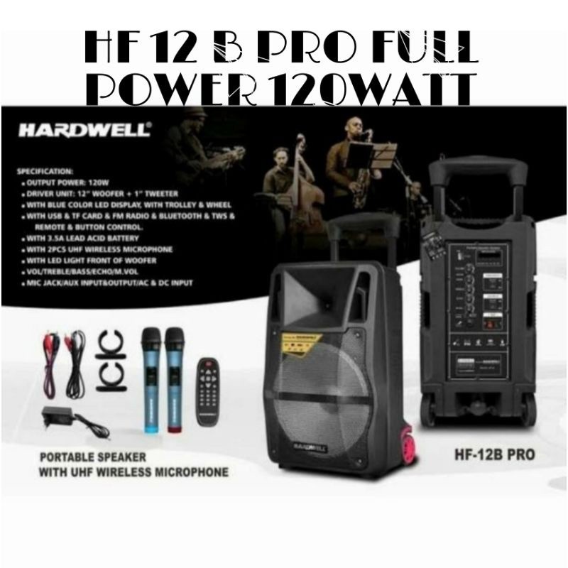 Speaker Portable metig HARDWELL HF 12B Pro hardwell hf12 b pro hf12bpr