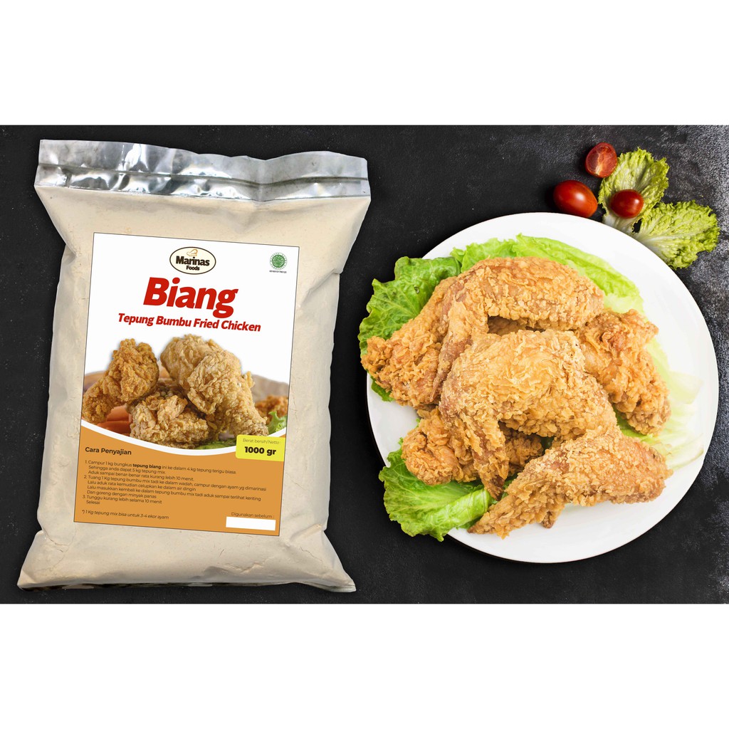 Tepung Kentucky Fried Chicken - Biang 1 Kg Bisa Untuk 15 Ekor Ayam Shopee Indonesia