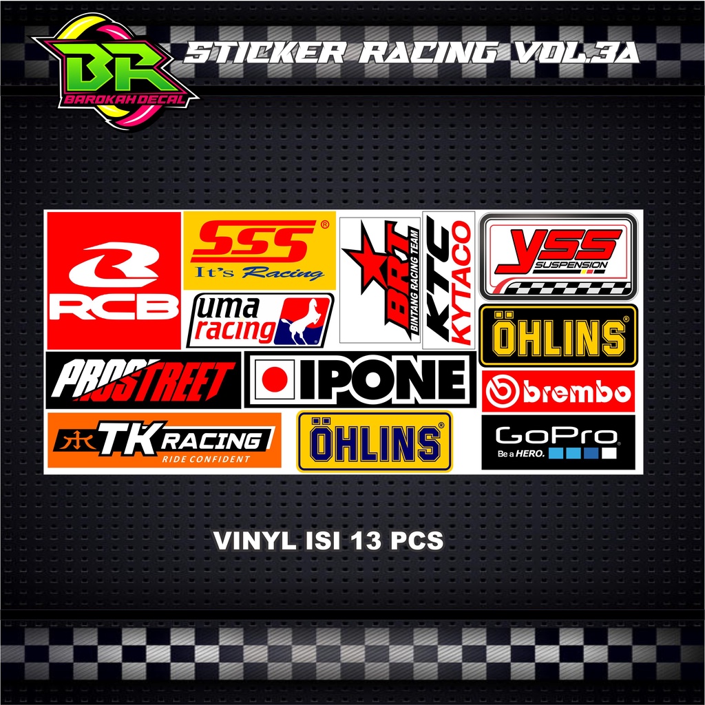 Sticker Racing Pack Stiker Motor