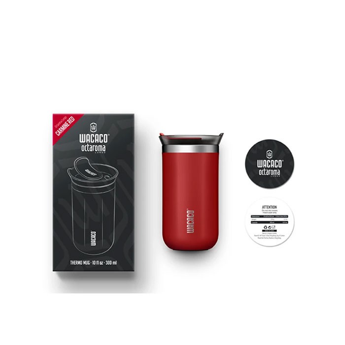 Wacaco - Octaroma Vacuum Insulated Mug (Carmine Red)-1