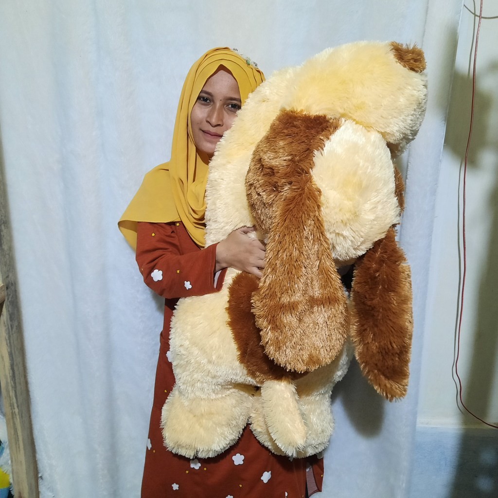 Boneka anjing Goopy Giant murah kuping GOLD Yah