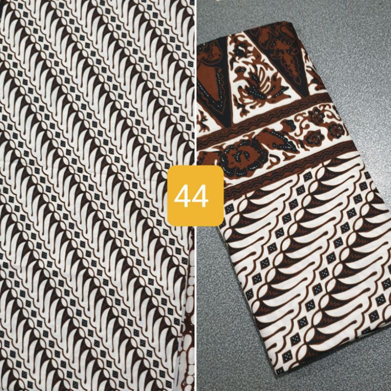 Kain Sarung H.SANTOSO A Batik Jogja Klasik - SARUNG JOGJAAN PUTIH-44