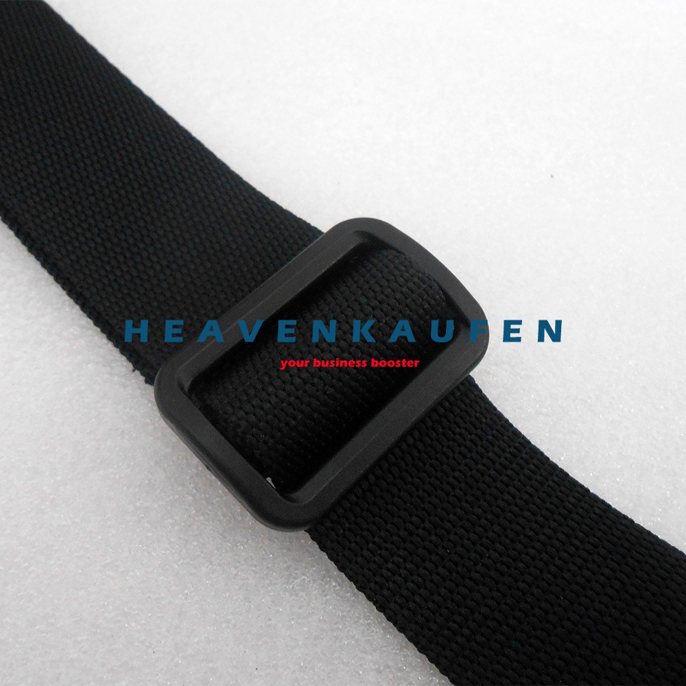 Tali Selempang Tas / Strap Tas Pria YKK Lebar 3,8 cm Warna Hitam