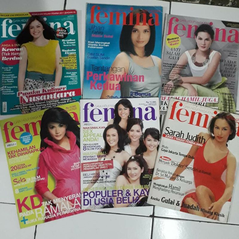Majalah Femina Bekas