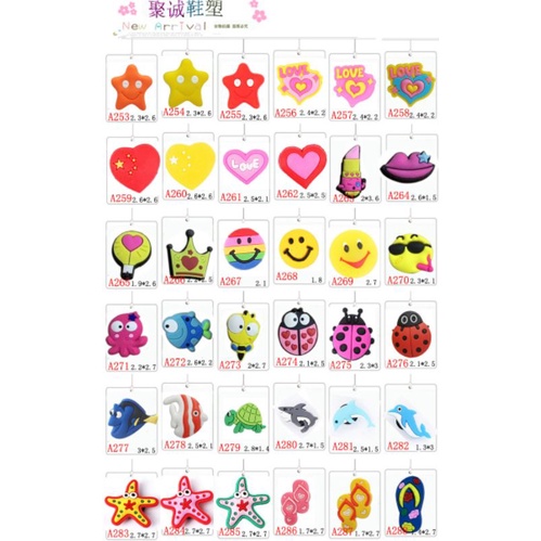 Jibbitz Crocs Charm Pin Pengait Karakter Kartun Unik Dan Lucu Cantik Personal