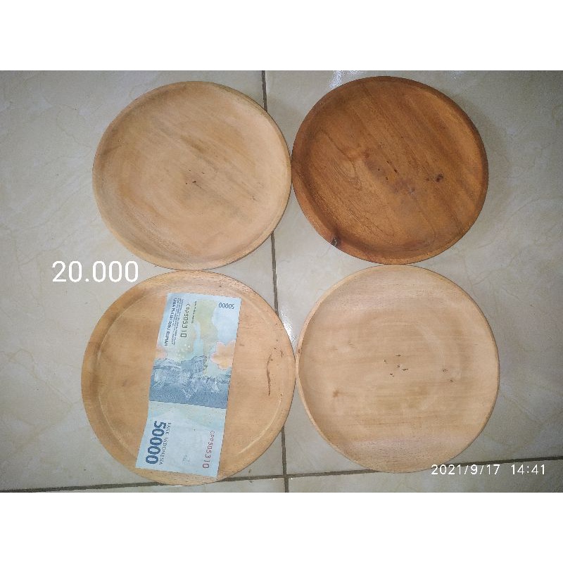 tatakan gelas /piring kayu besar