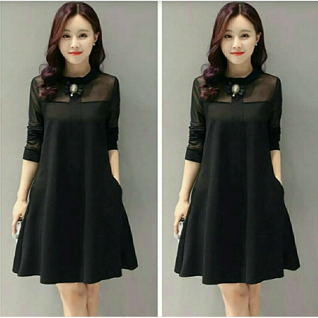 FWG -  DRESS MARISKA BROS / DRESS TERBARU WANITA / DRESS KOREA / DRESS CASUAL