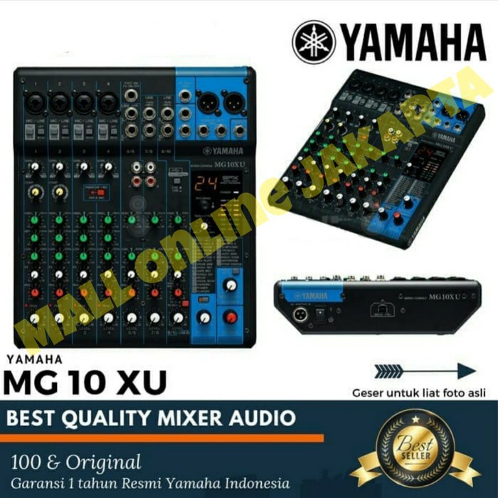 mixer yamaha 10 channel m10xu mg original audio amplifier mg 10xu