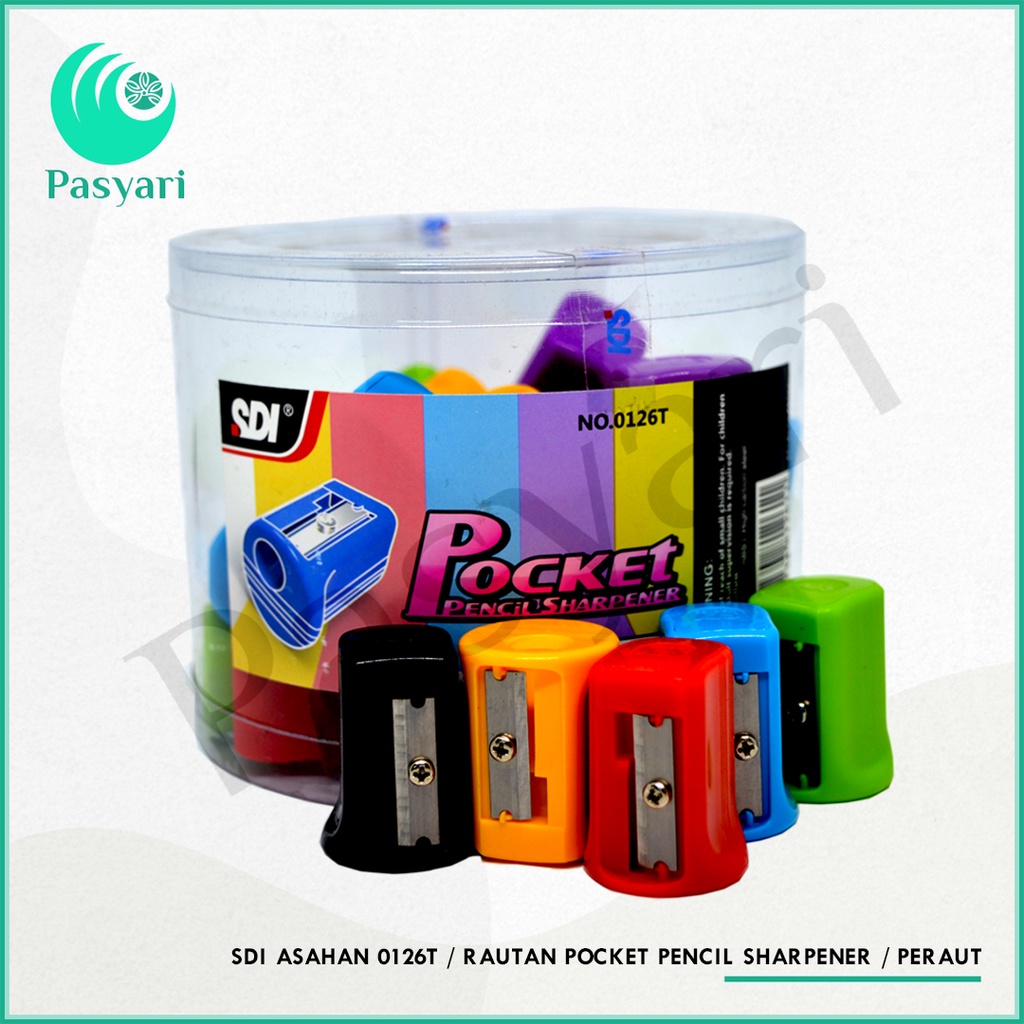 

Sdi Asahan 0126t / Rautan Pocket Pencil Sharpener / Peraut