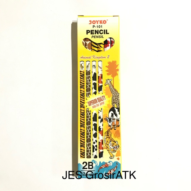 

Pensil Joyko 2B P-101 Animal Kingdom 2 [Lusin]