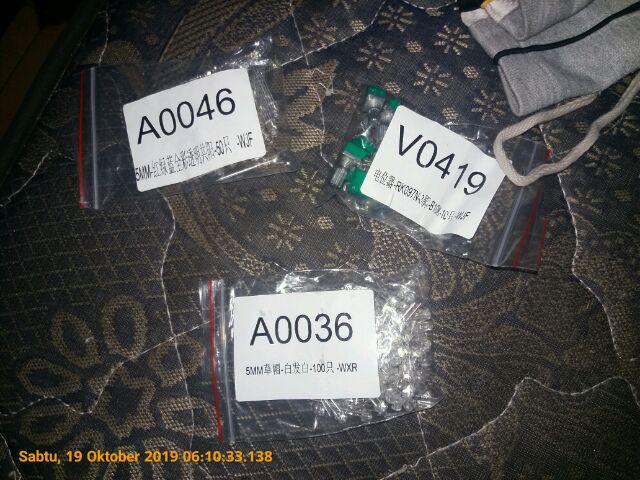 50pcs 5mm Rgb Red Green Blue Transparent Led / Fog Four Feet Controlled Common Cathode Fog-cathode