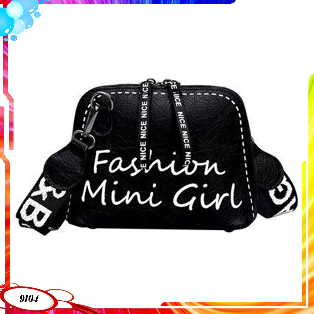 B9104 1KG BISA 4TAS TAS SELEMPANG MOTIF MINI FASHION GIRL TAS FASHION WANITA IMPORT BAG BATAM