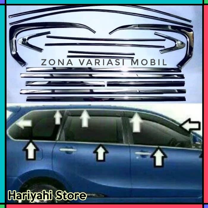 Lis / List Kaca Samping Keliling Grand New Avanza Great Xenia Full Set