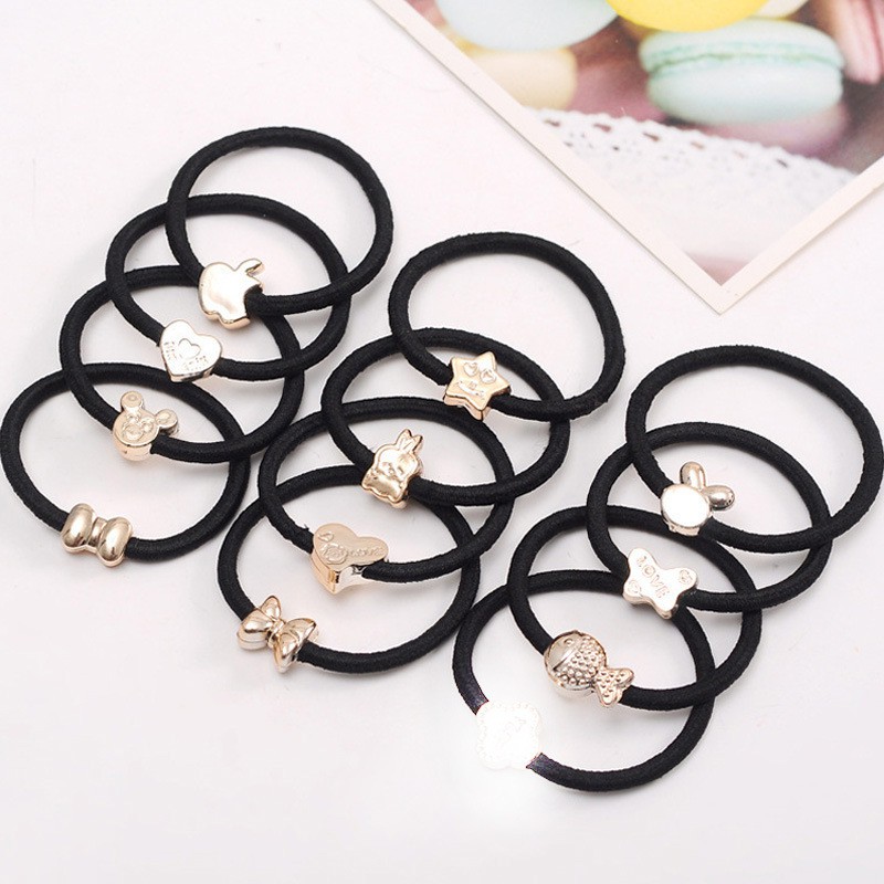 FYGALERY ACC137 Ikat Rambut Karet Korea Jewelry Motif Karakter Random Hairband Aksesoris Rambut Murah-1