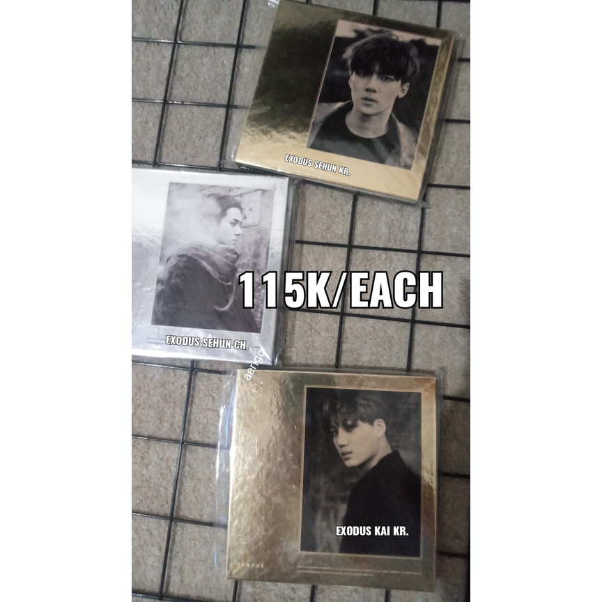Album Exodus Sehun dan Kai (Korea & China ver.)