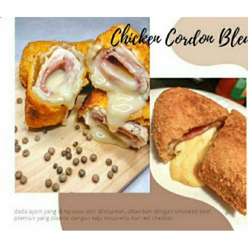 

CHICKEN CORDON BLEU FROZEN FOOD ±600gr/pack