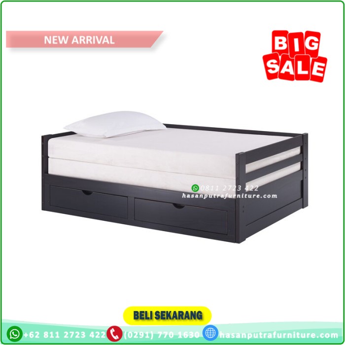 Dipan tempat tidur daybed minimalis duco twin Hasan Putra Furniture