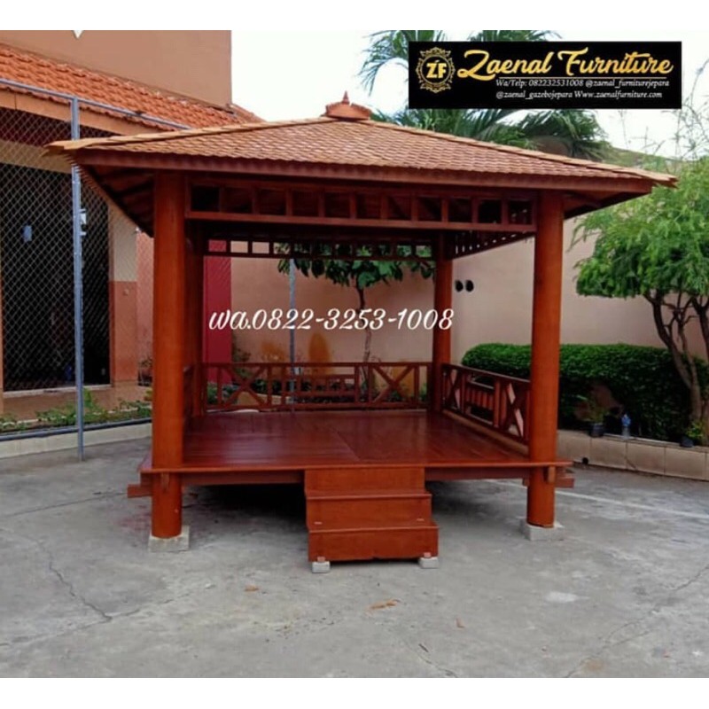 Gazebo Minimalis 3x3 Meter