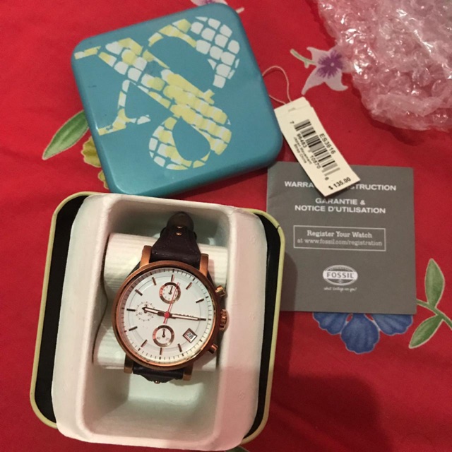 Preloved fossil watch // jam tangan wanita merk fossil 100% Original