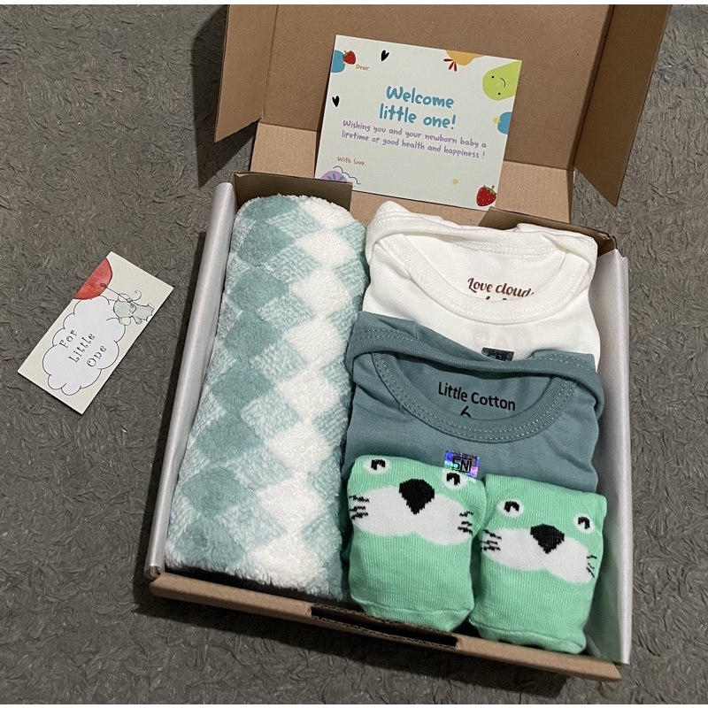 Hampers Bayi | Kado Bayi | Hampers baby boy | Hampers Baby Girl | Kado Lahiran | Baju Bayi | Handuk Bayi-FLO GS Handuk-Tosca