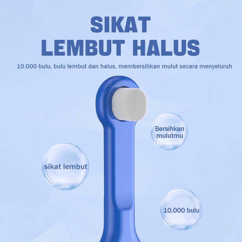 HIPPO LAND Sikat Gigi Bayi /Tooth Brush Bayi Bahan Silikon Bpa Free 265