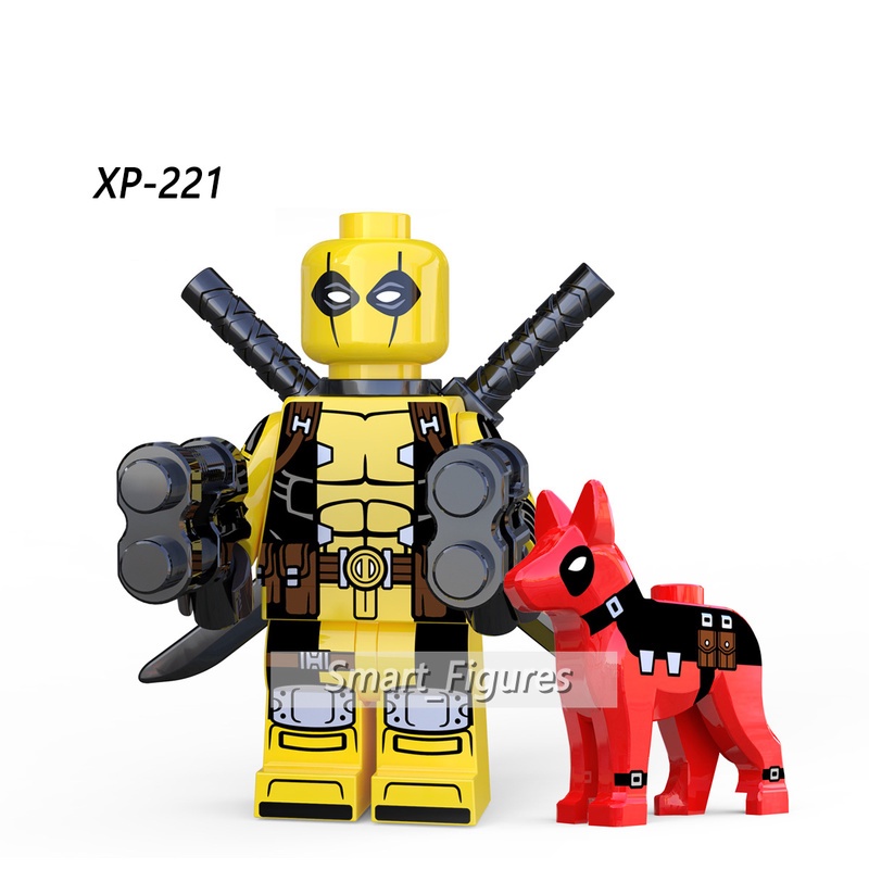 Mainan Action Figure Mini Figure Deadpool Marvel Super Heros KT1030 Untuk Koleksi / Hadiah Anak