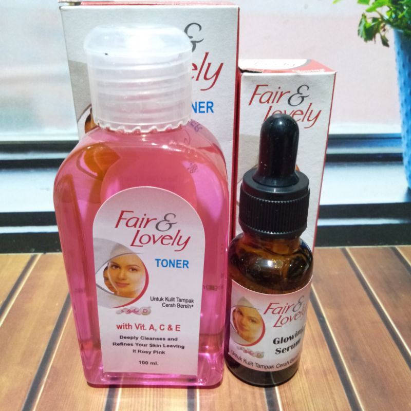 Paket Toner Serum Fair and Lovely Glowing Skin