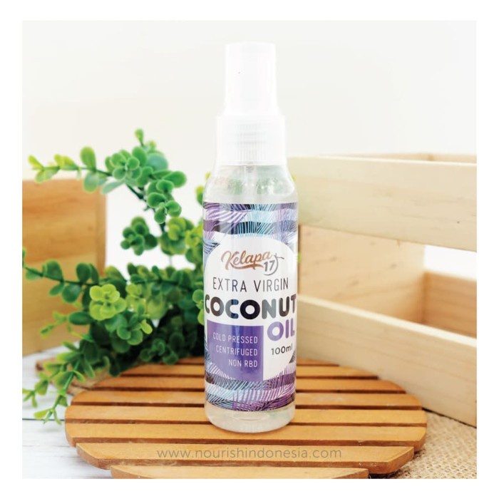 

Kelapa 17, Extra Virgin Coconut Oil spray 100ml - Minyak Kelapa Murni