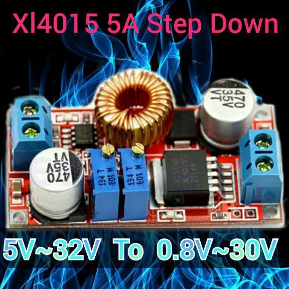 xl4015 regulator step down dc to dc 5A cc cv charger battery lithium
