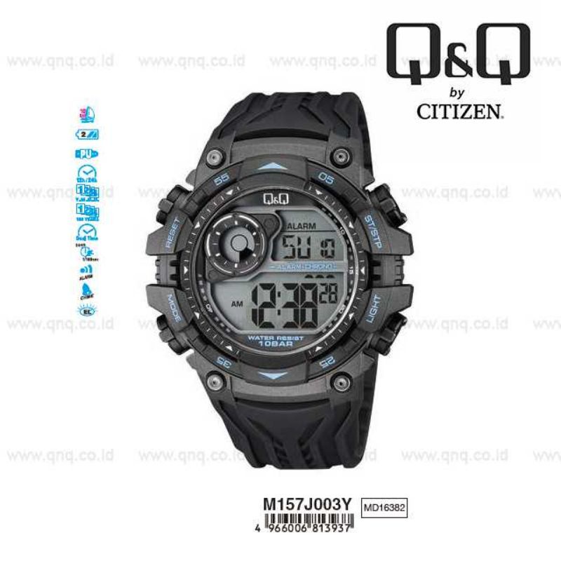 0Jam Tangan Pria Fashion Digital - M157 J M157 M157J ORIGINAL Water Resist