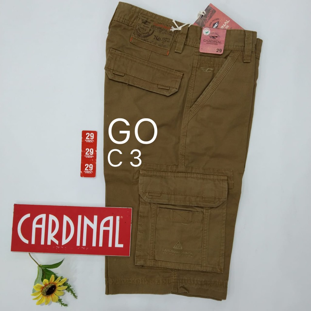 gos 29-KPL 2 CARDINAL KEMPOL CASUAL Celana Pendek Cowok Celana Kempol Fashion Pria Brand Kekinian