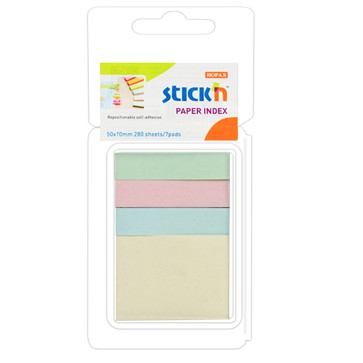

Stick'n Paper Index 21616 Pastel (2in1) Memo sticky note pembatas buku catatan