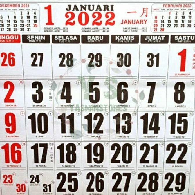 

>>>>>] Kalender Kerja Ukuran Jumbo Th 2022 Angka Besar/Kalender Bulanan Th