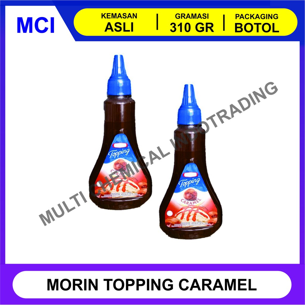 

MORIN TOPPING CARAMEL 310 GR / SAUS SIRUP TOPPING KARAMEL