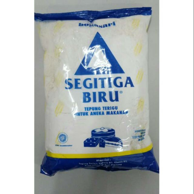 

Tepung Terigu Bogasari Segitiga Biru 1000gr