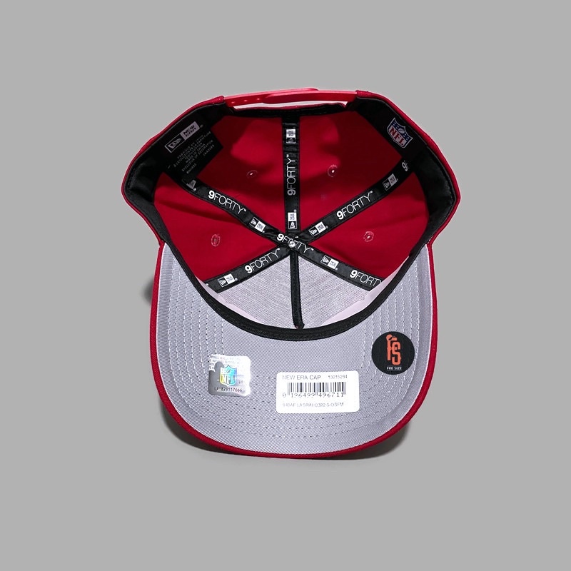 TOPI NEW ERA ORIGINAL A FRAME Q322 LV RAIDERS RED IVORY