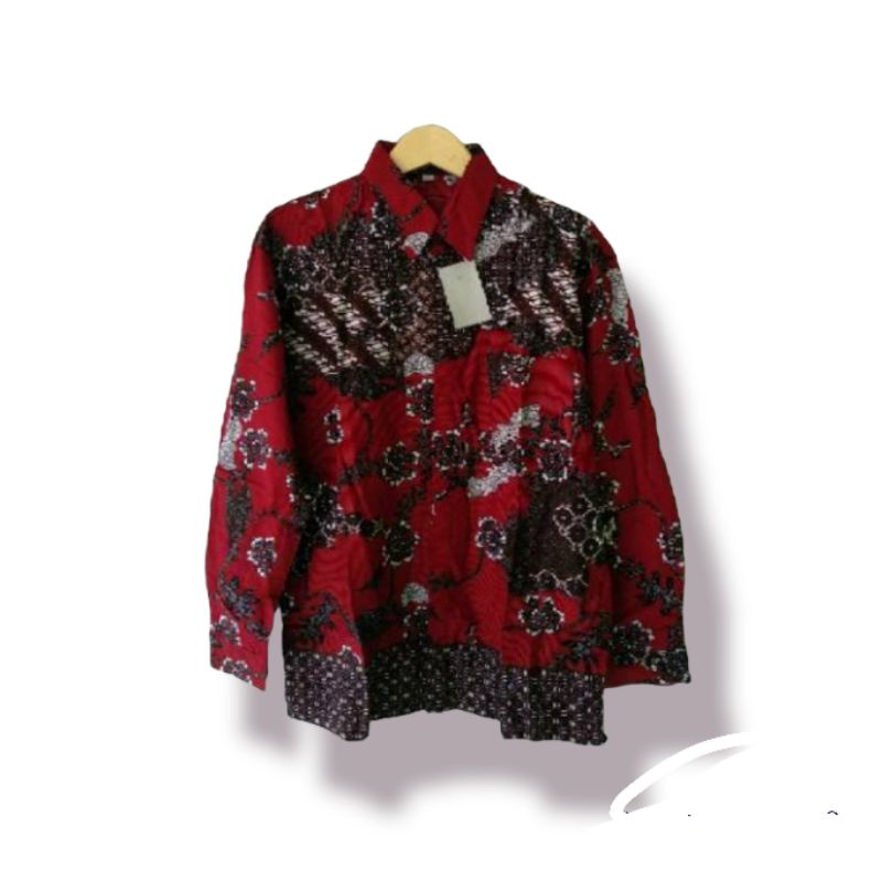 Blouse Kerja Rumbai Tali Lengan 3/4 dan Kemeja Batik size  M,L,XL,XXL,3L,4L,5L,6L,7L