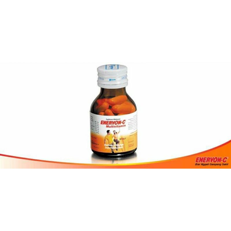 Enervon C Multivitamin Kemasan Botol Isi 30 Tablet