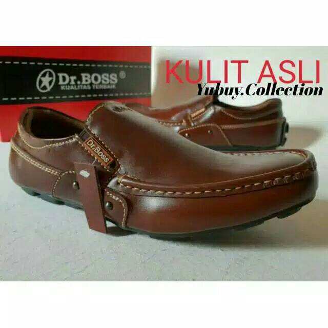 Sepatu pria kulit asli DR.Boss
