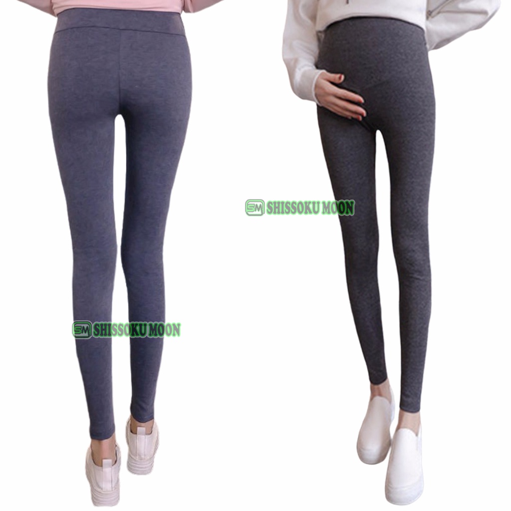 Celana Legging Hamil Panjang Bahan Tebal Elastis dan Adem