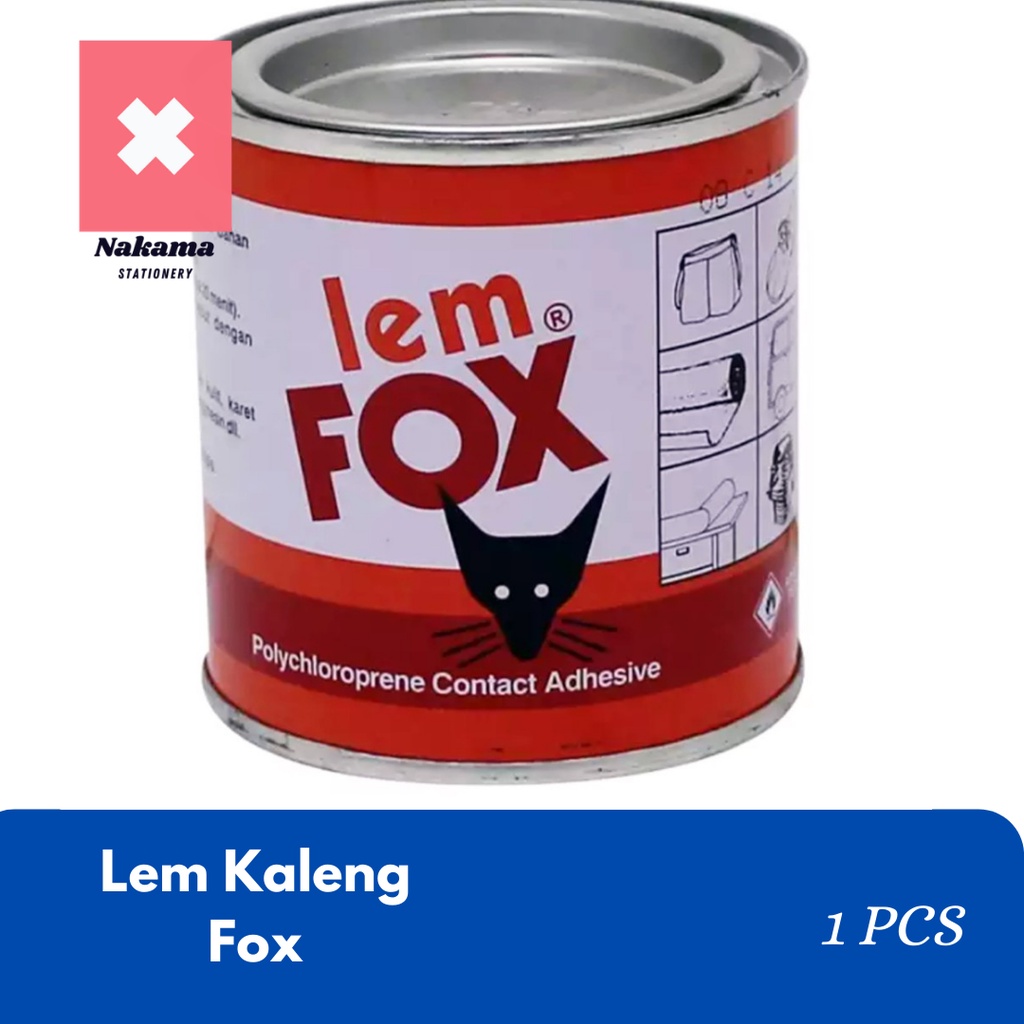 

Lem Fox Albon Kuning Kaleng 70 gram lem serbaguna