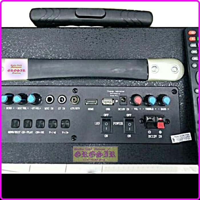 SPEAKER IKEDO JC-W13B - 24600 - MIC WIRELESS - SPEAKER BLUETOOTH IKEDO JC-W13B - SPEAKER KARAOKE - T