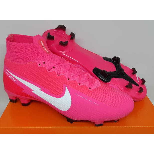Sepatu Bola - Soccer Nike Mercurial Superfly 7 Elite Pink White - FG