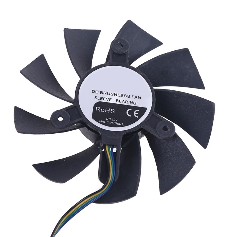 Bt 1pasang 4Pin Cooler Fan Pengganti Untuk GeForce GTX 1660rtx 20602070vide Graphics Card Cooling Fan