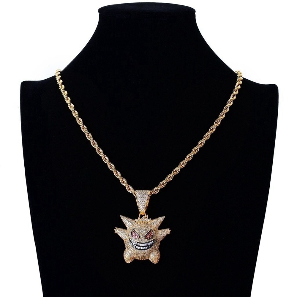 【COD Tangding】Kalung Liontin Kartun Pokemon Geng Ghost