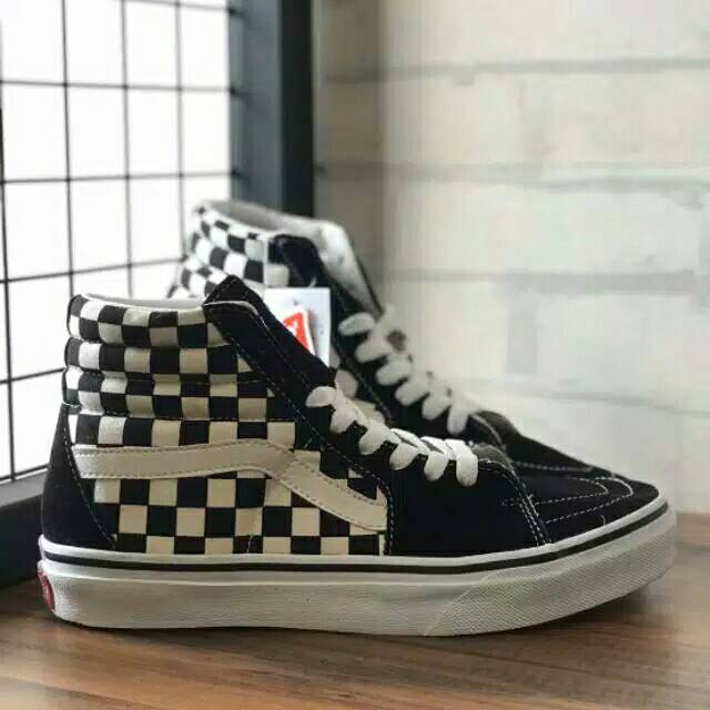 VANS SK8-HI CHECKERBOARD