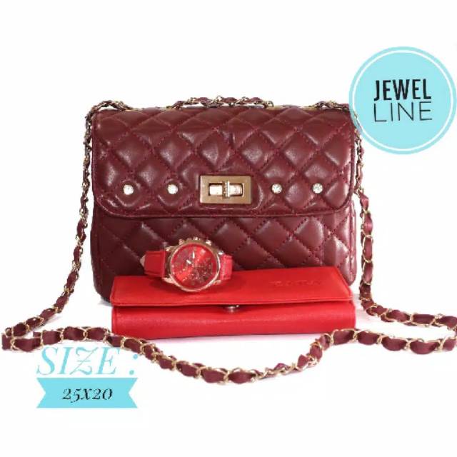 JEWELS LINE BAG FASHION / TAS SELEMPANG WANITA / TAS FASHION WANITA