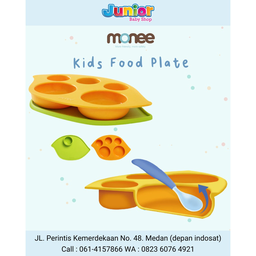 Monee Kids Silicone Food Plate